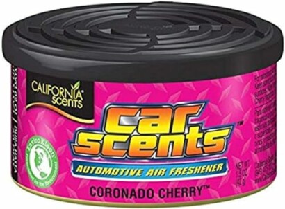 California Scents Coronado Cherry automotive air freshener can.