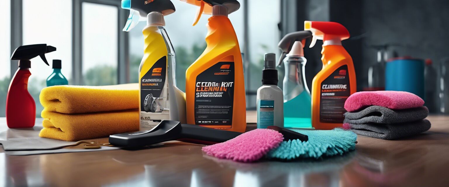 Interior cleaning kit